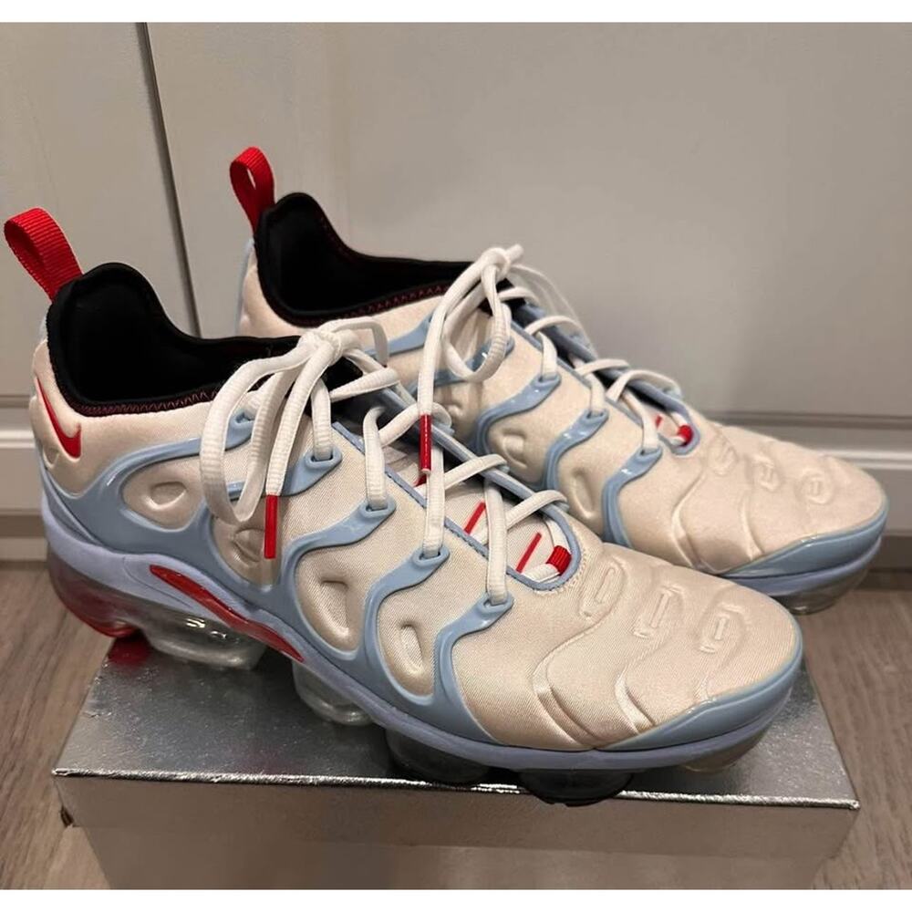 Nike‎ Air VaporMax Plus 10.5 Men’s Chicago Psychic Blue USA Rare Athleisure